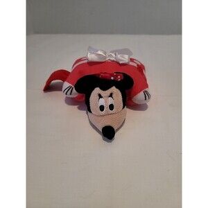 Pillow Pets Minnie Mouse Disney Red Plush Polka-Dots Stuffed Animal Toy 5" X 4"